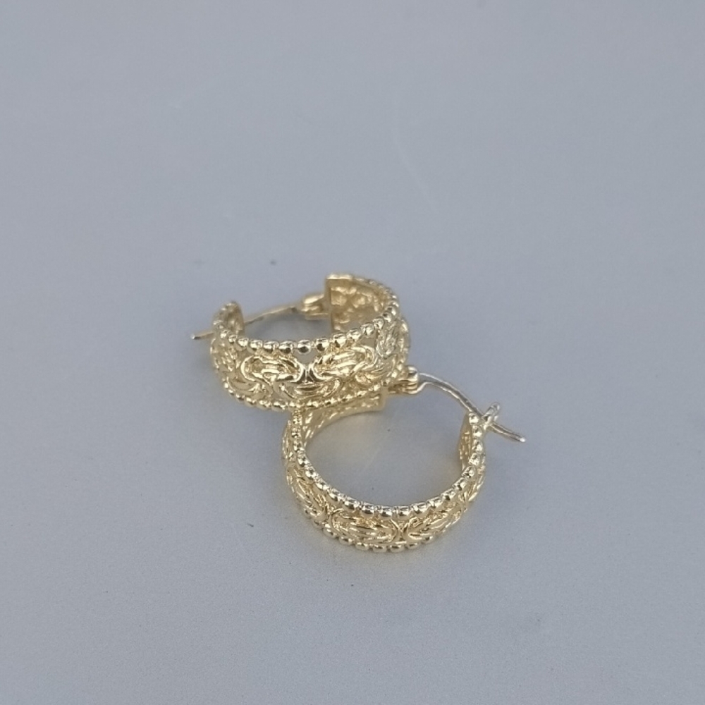 Elegant Gold Hoop Earrings